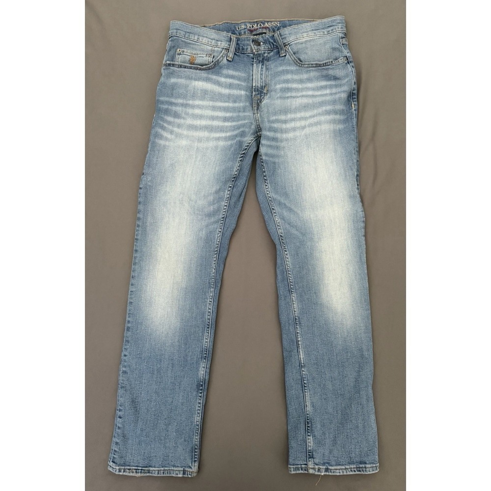 U.S Polo Assn Jeans Men's‎ Size 32X30 Slim Straight Stretch Mid Rise Medium Wash